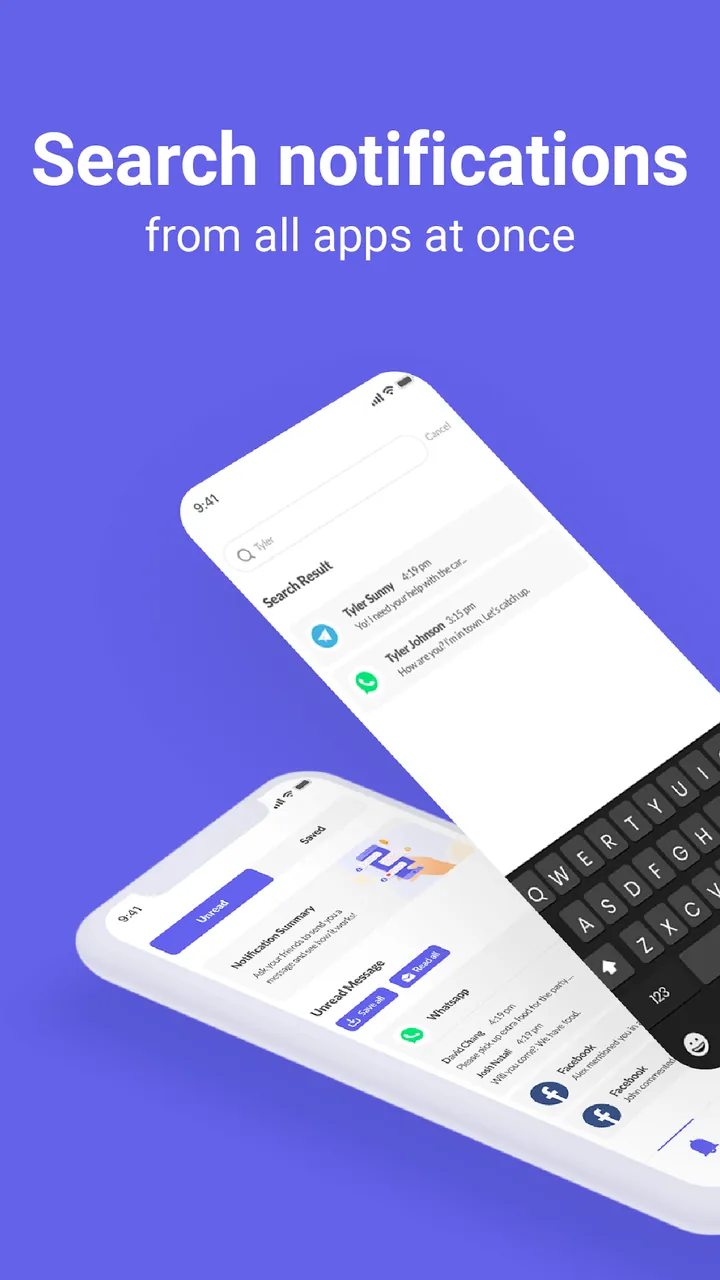 Capture d'écran de l'application NotiSave 6