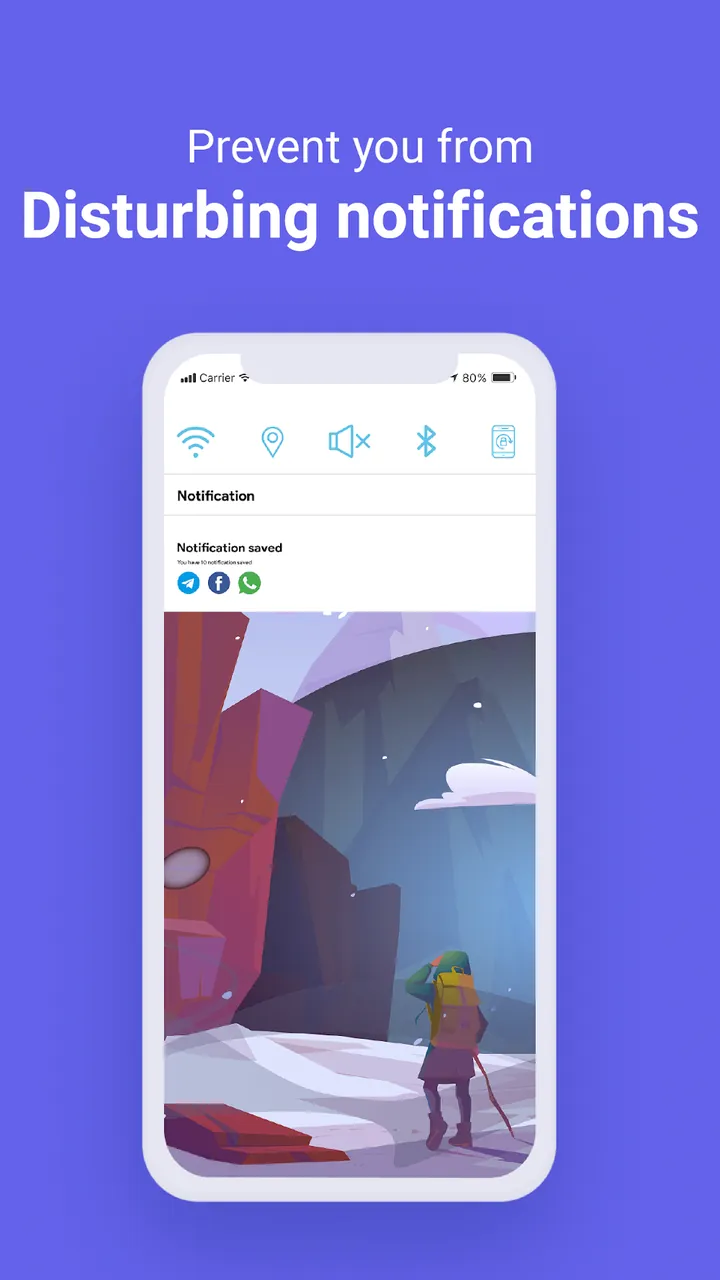 Capture d'écran de l'application NotiSave 4