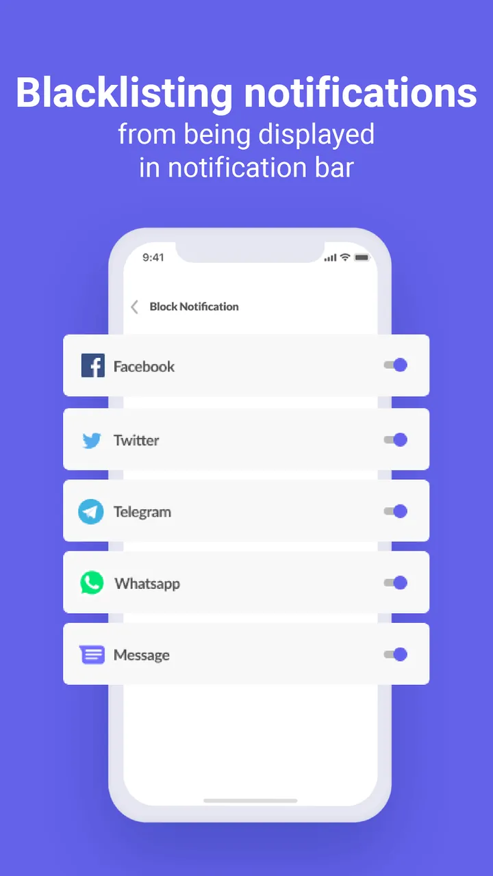 Capture d'écran de l'application NotiSave 5