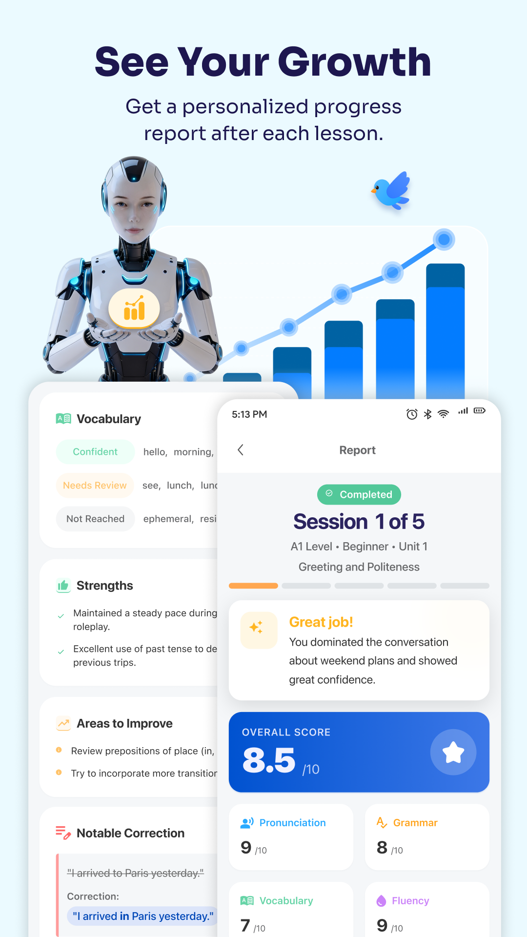 Aperçu de l'application Lingomy: Pro Learn Languages 5