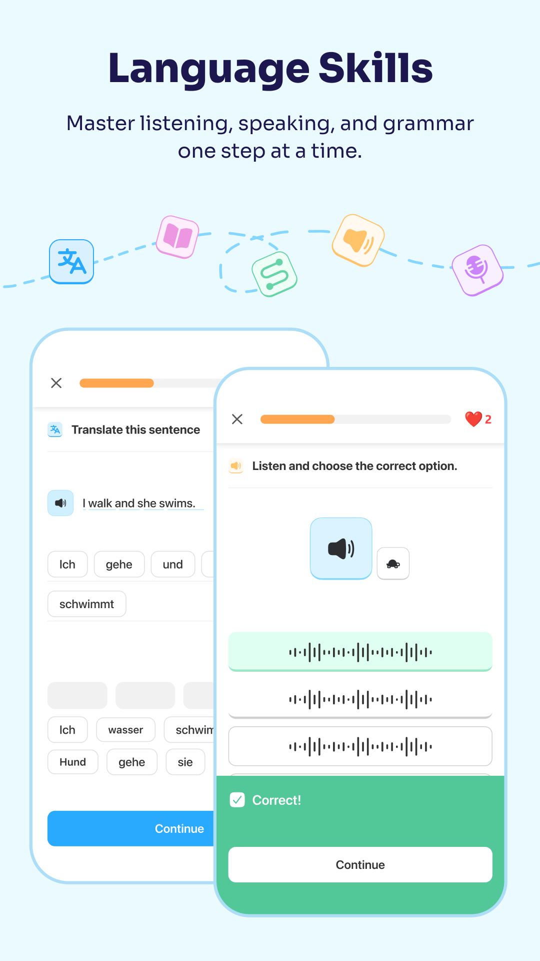 Aperçu de l'application Lingomy: Pro Learn Languages 3