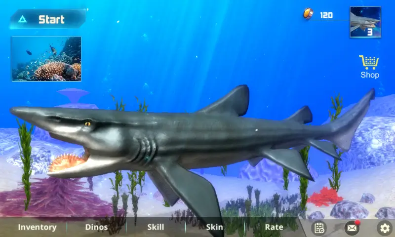 Helic-Opri-ON: Shark Dino Sim capture d'écran 1