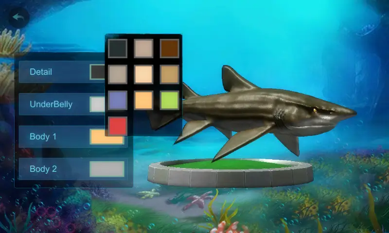 Helic-Opri-ON: Shark Dino Sim capture d'écran 2