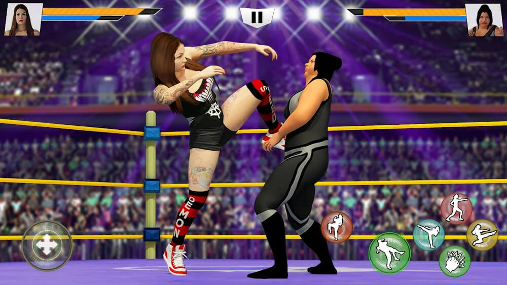 Bad Girls Wrestling Game screenshot 3