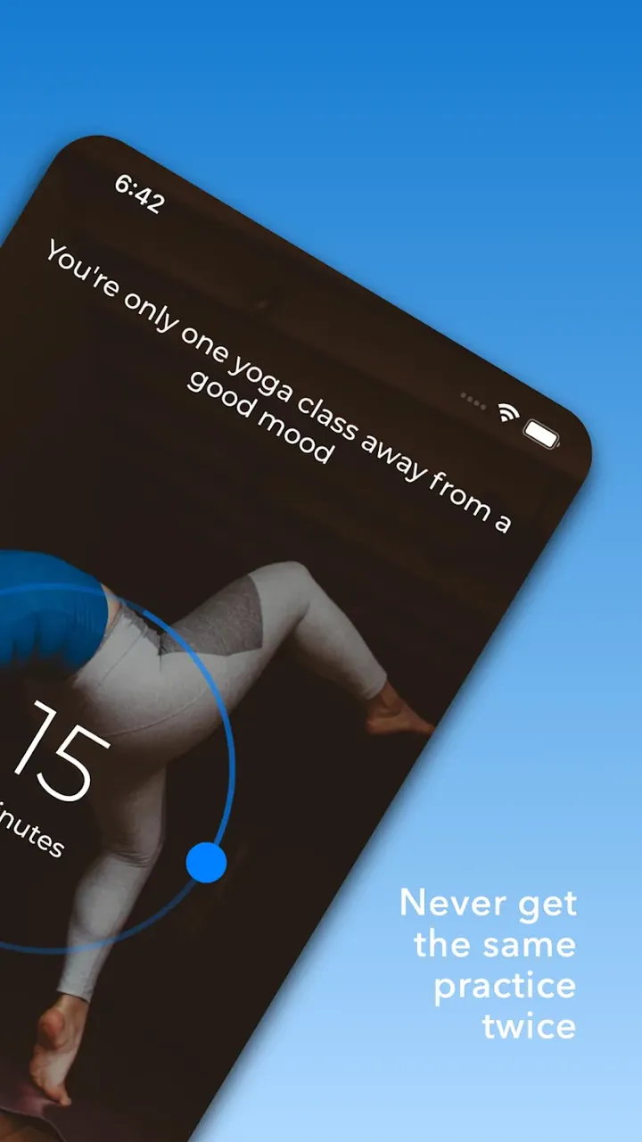 Capture d'écran 3 de l'application Yoga Down Dog