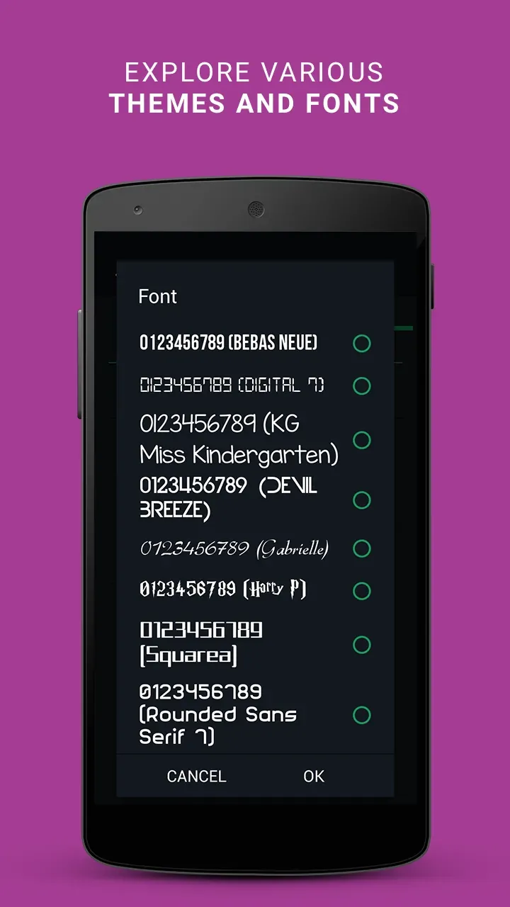 Aperçu de l'interface FlexCalc 5