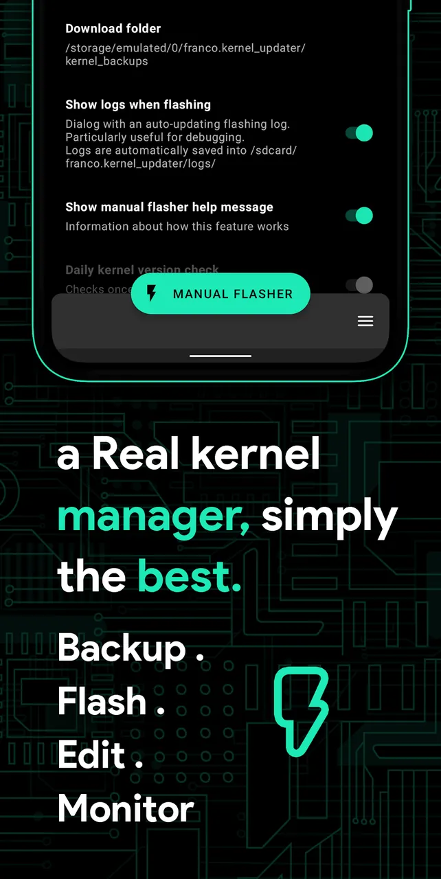 Capture d'écran Franco Kernel Manager 6