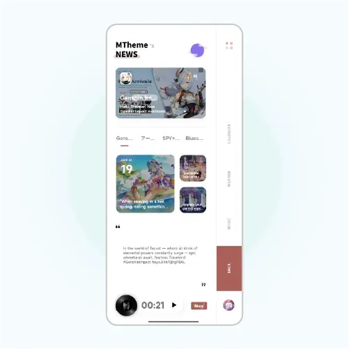 Capture d'écran 6 de iMagine UI for KLWP
