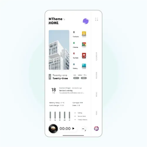 Capture d'écran 3 de iMagine UI for KLWP