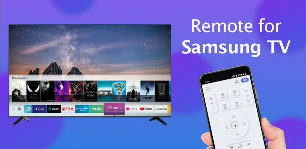 Aperçu de l'application Remote for Smart Samsung TV 1