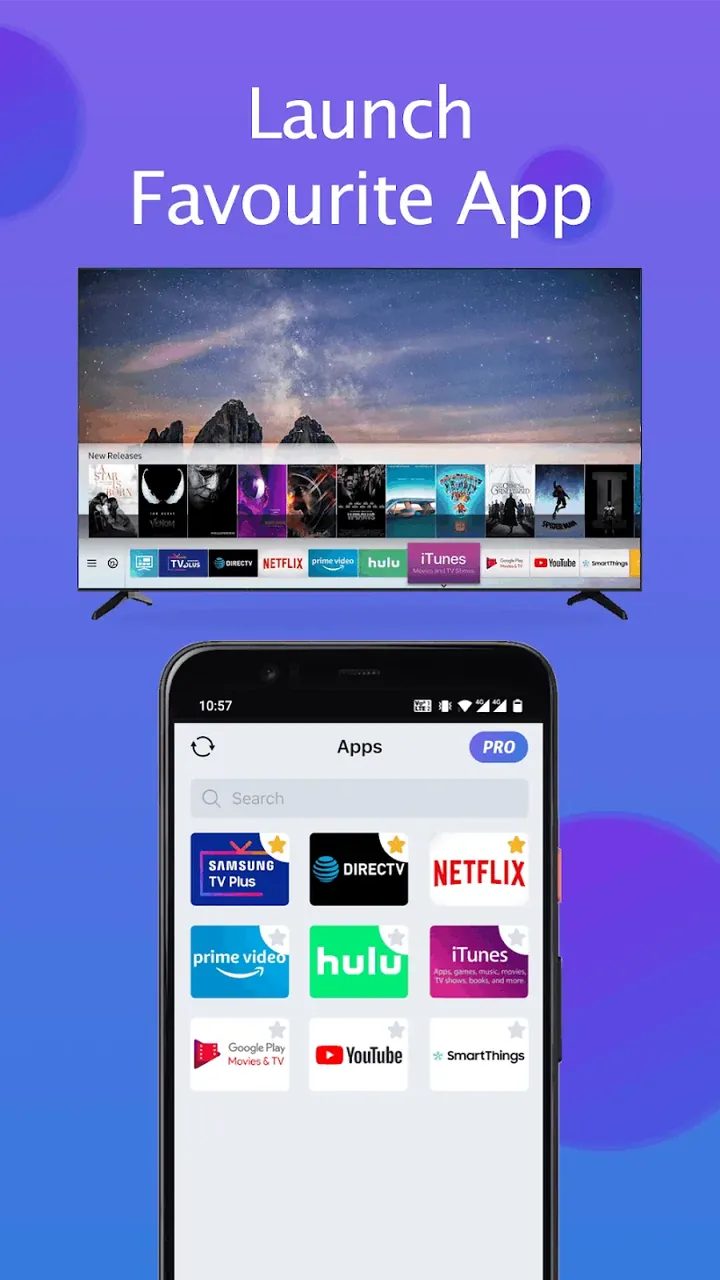 Aperçu de l'application Remote for Smart Samsung TV 3