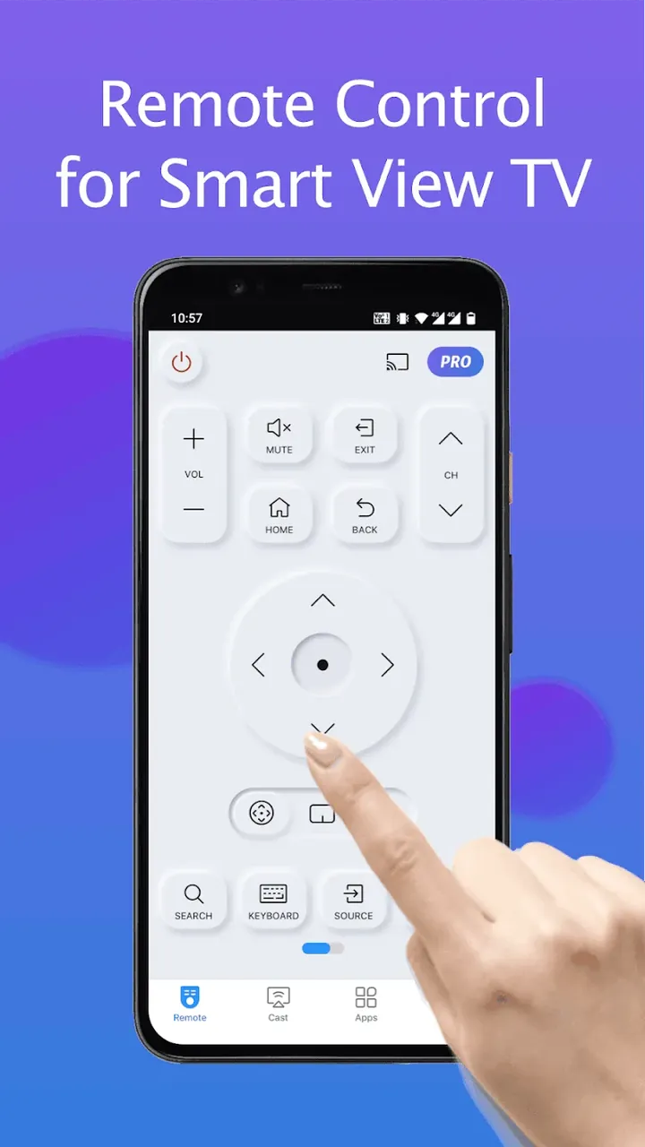 Aperçu de l'application Remote for Smart Samsung TV 2