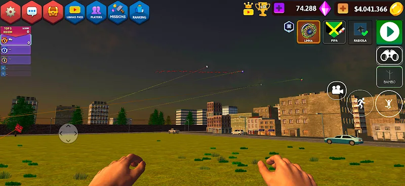CS Diamantes Pipas: Kite Game gameplay screenshot 4