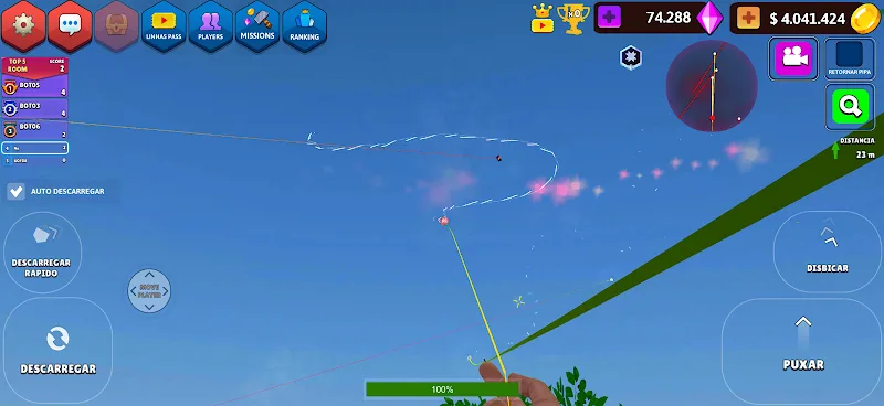 CS Diamantes Pipas: Kite Game gameplay screenshot 3