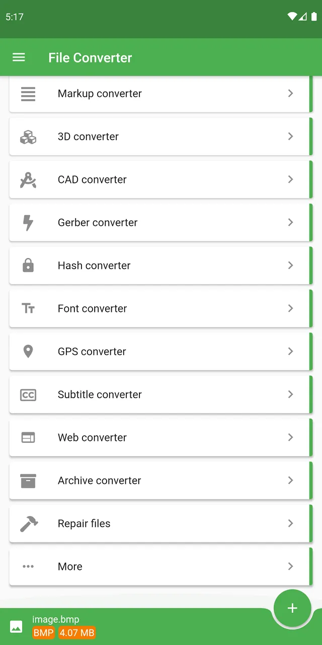Capture d'écran File Converter 7