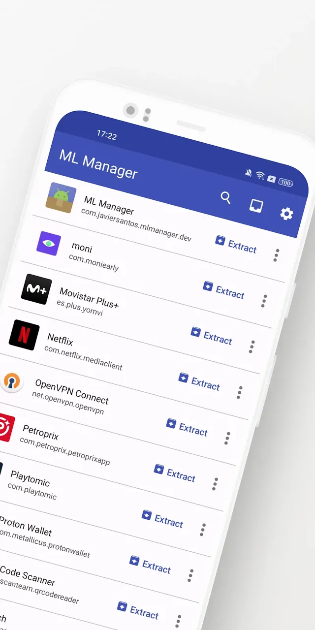 Capture d'écran de ML Manager Pro 3