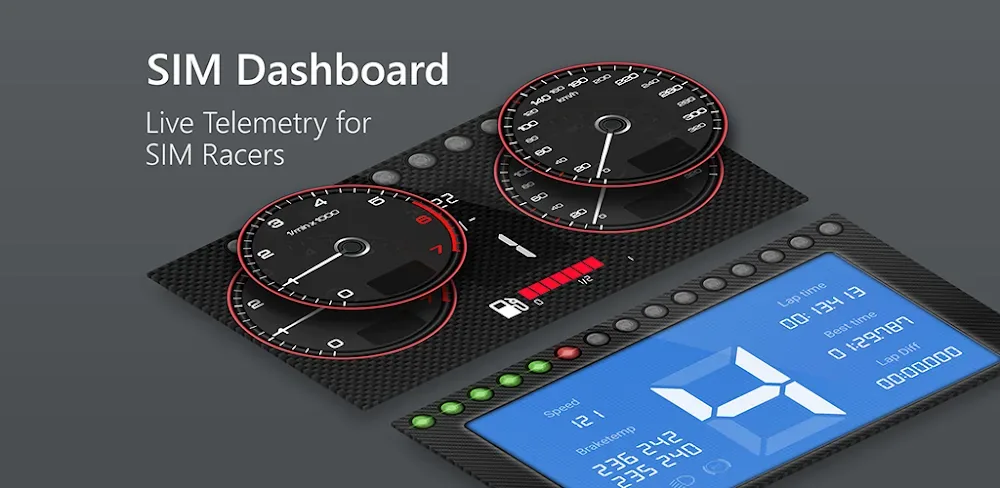 Capture d'écran de l'interface de SIM Dashboard 1