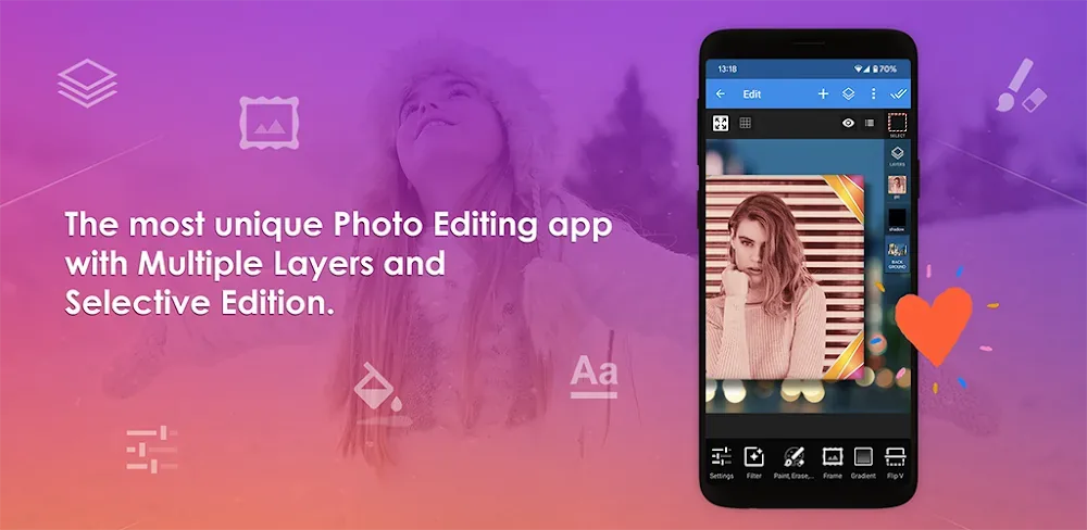 Capture d'écran Multi Layer - Photo Editor 1
