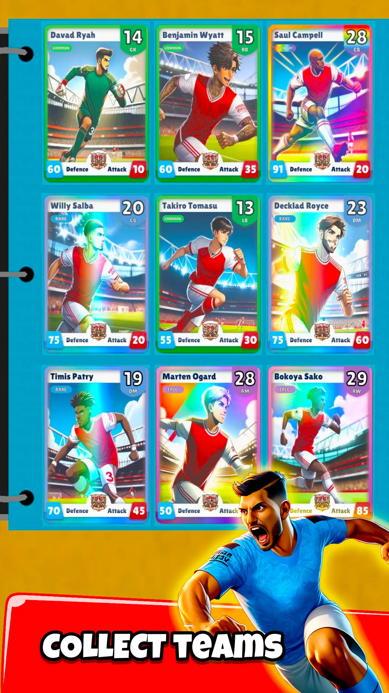Football Stars: Card Collector capture d'écran 2