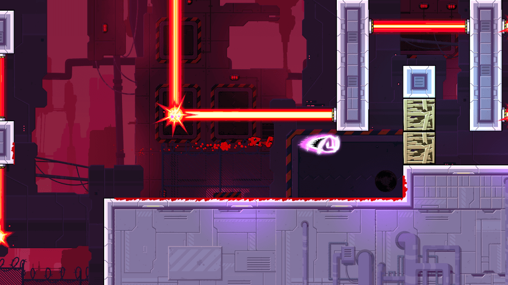 Capture d'écran du gameplay de Super Meat Boy Forever 7