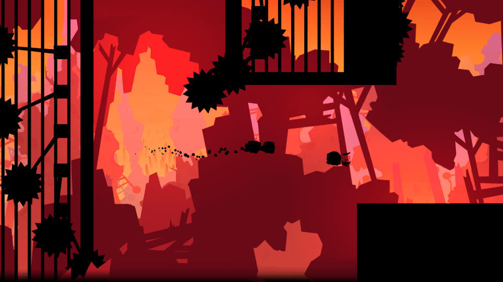 Capture d'écran du gameplay de Super Meat Boy Forever 6
