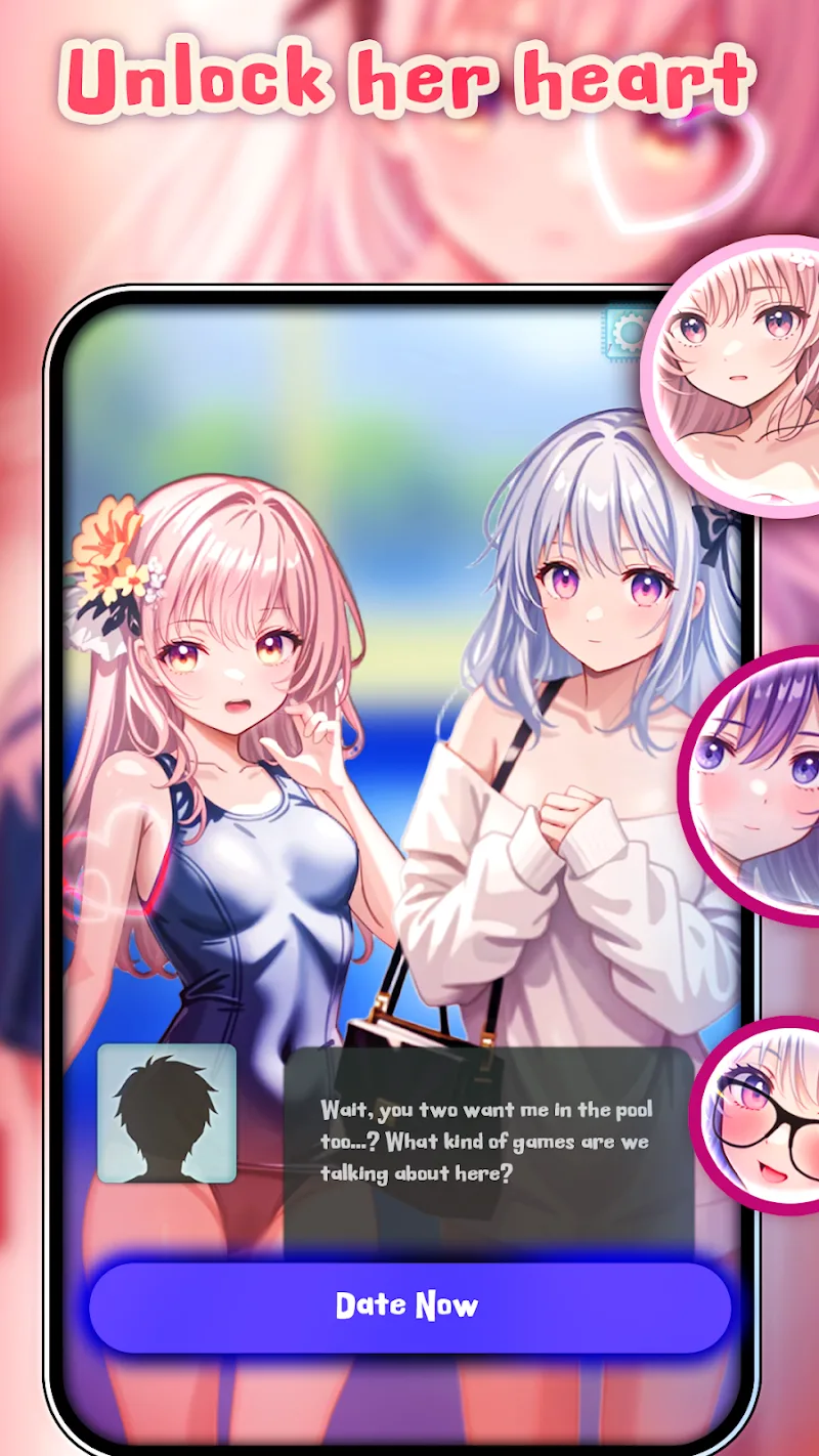 Anime Girlfriend Harem GalGame screenshot 6