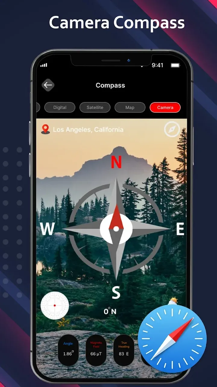Capture d'écran 5 de l'application Digital Compass for Android