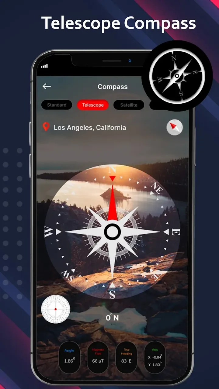 Capture d'écran 4 de l'application Digital Compass for Android