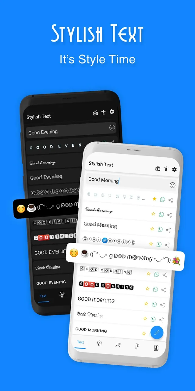Capture d'écran de l'application Stylish Text Fonts & Keyboard 3