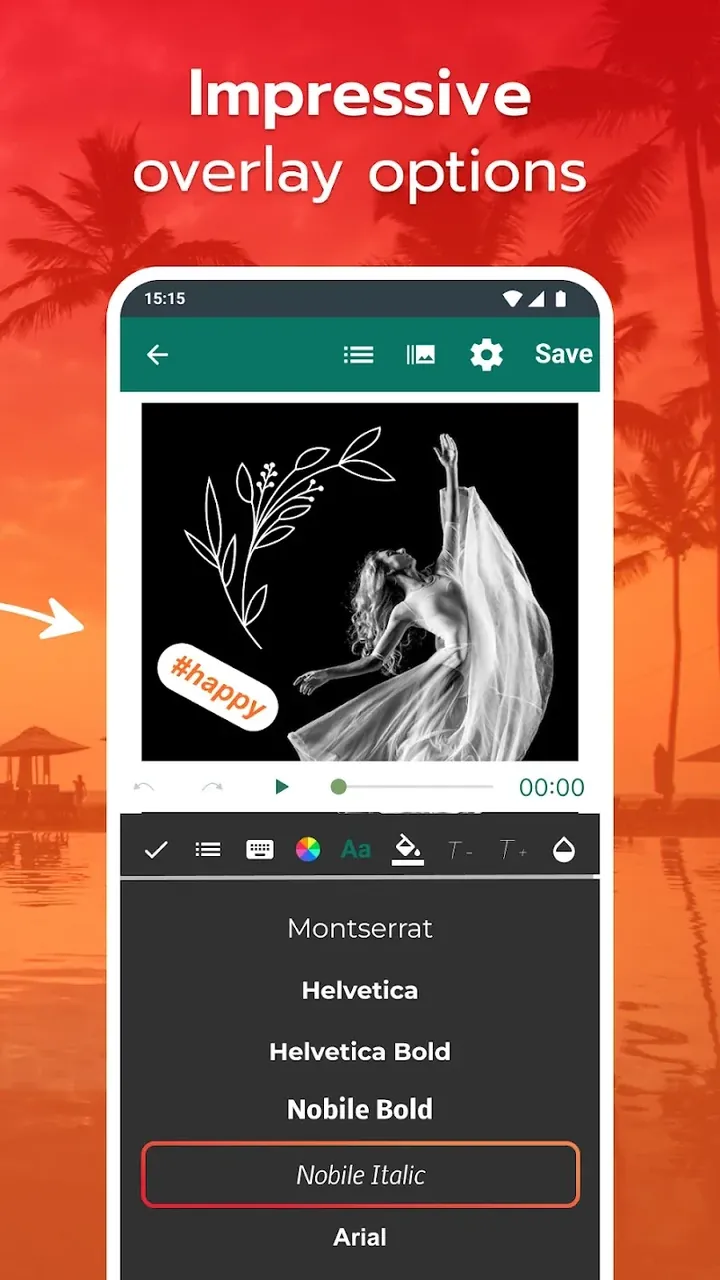 Image & Video Overlay Editor capture d'écran de l'application 4