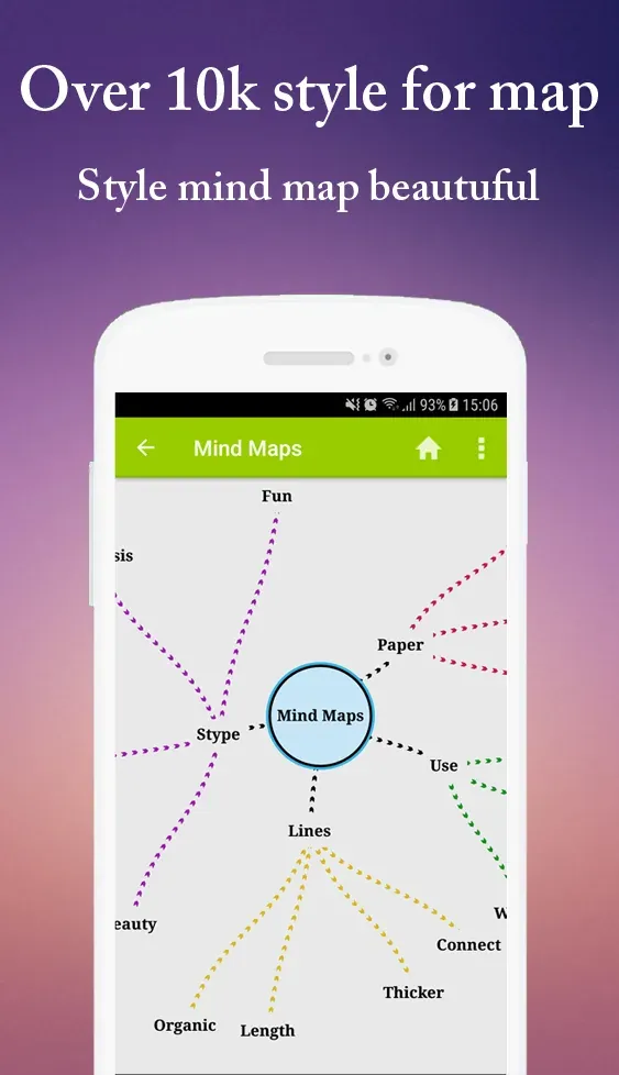 Capture d'écran 6 de l'application Mind Map