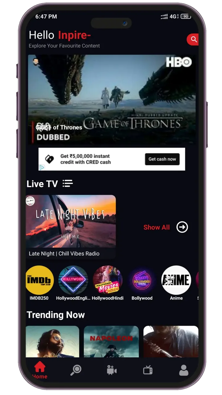 MOVIES HUB capture d'écran 2