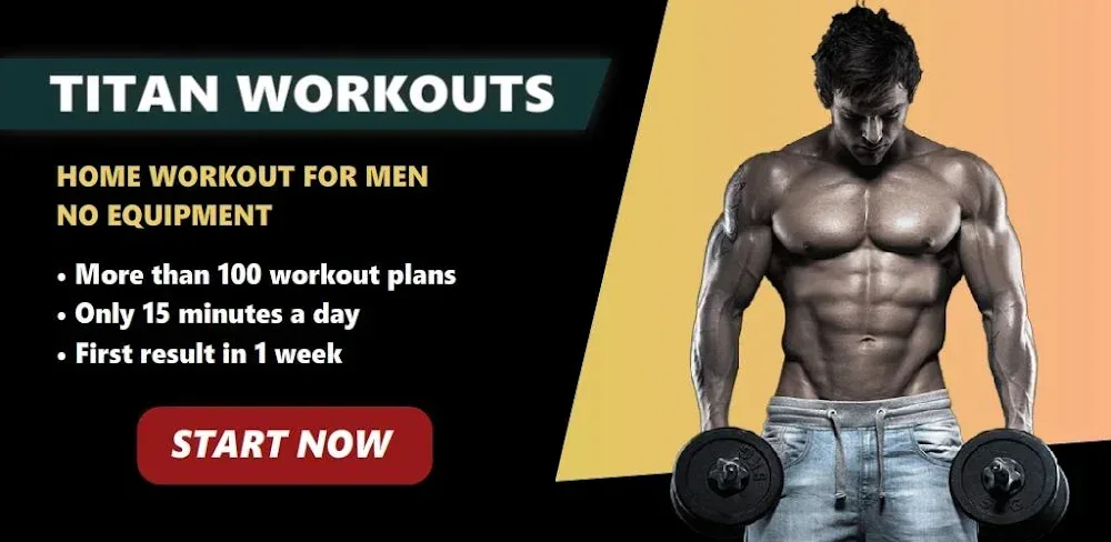 Capture d'écran de l'application Titan Workouts 1