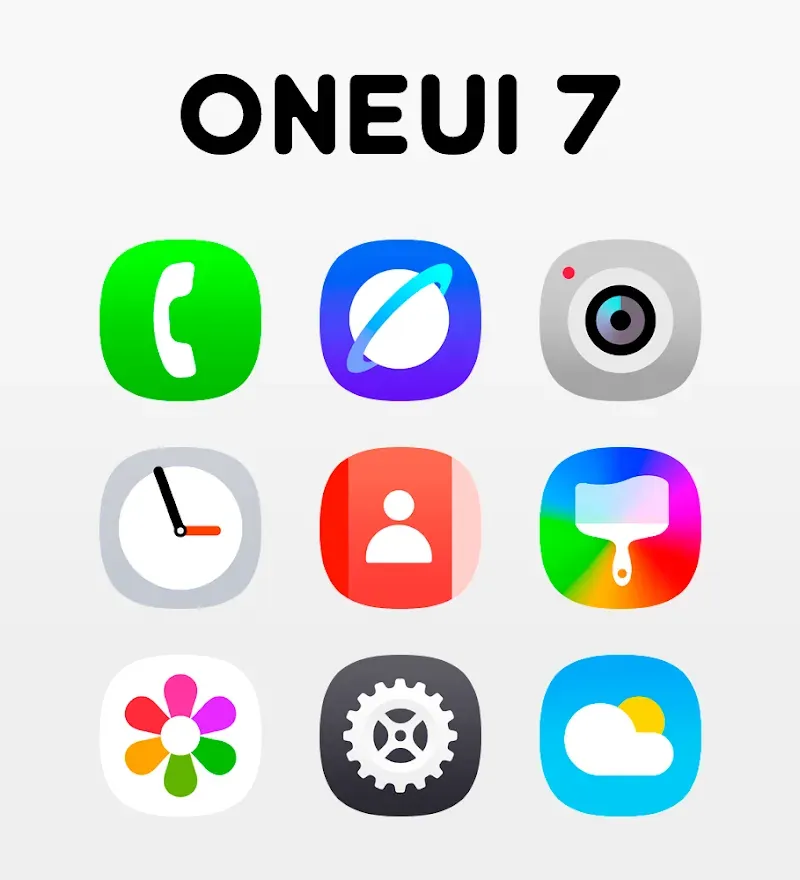 Image d'aperçu 2 de Icon Pack for OneUI 7