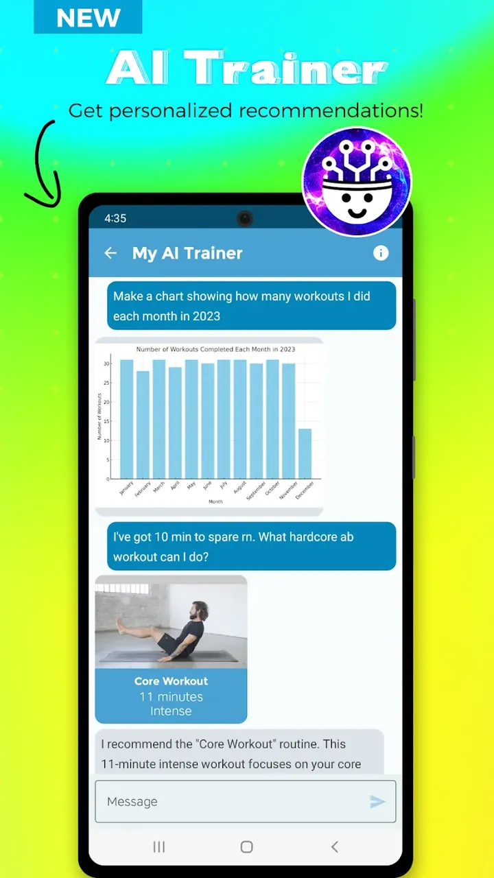Workout Trainer AI aperçu 5