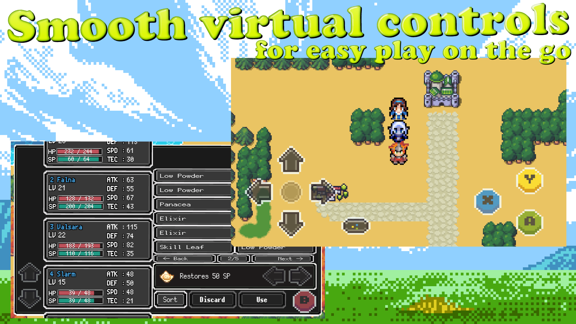 Capture d'écran de gameplay de STRONG HEROES 5