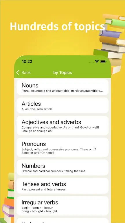 Capture d'écran English Grammar Tests 4