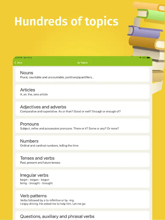 Capture d'écran English Grammar Tests 3