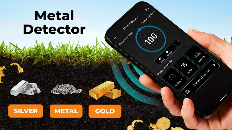 Capture d'écran Metal Detector - Metal Finder 2