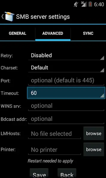 AndSMB File Manager capture d'écran 4