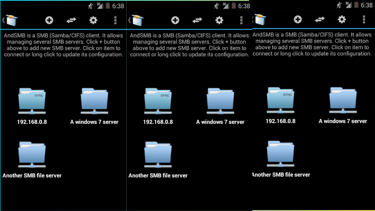 AndSMB File Manager capture d'écran 1