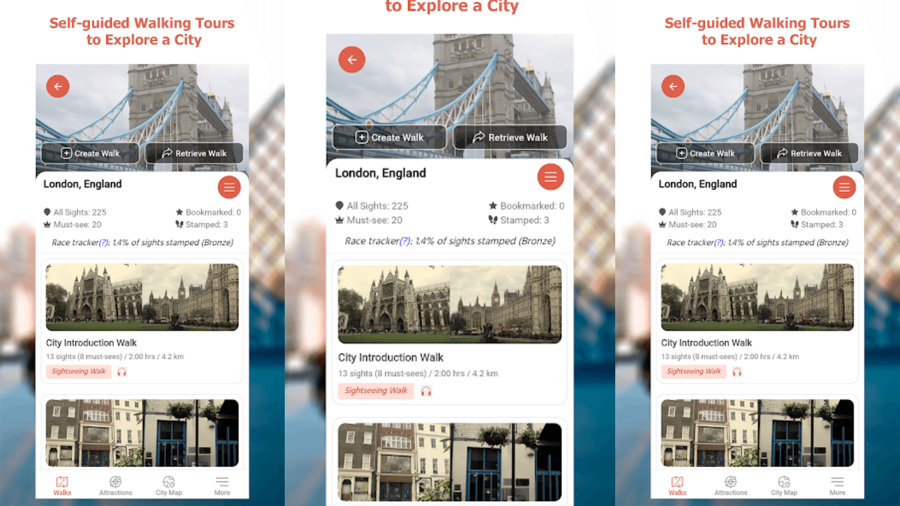 Capture d'écran 1 de GPSmyCity: Walks in 1K+ Cities