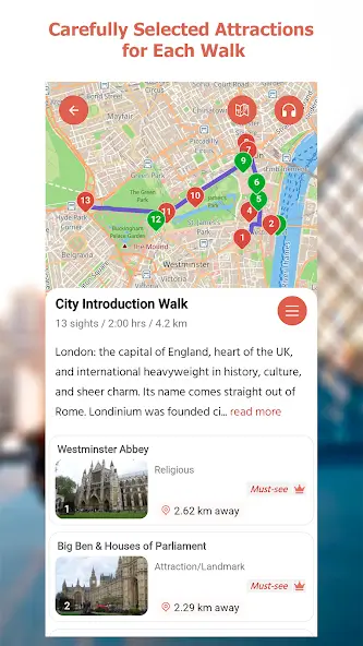 Capture d'écran 5 de GPSmyCity: Walks in 1K+ Cities