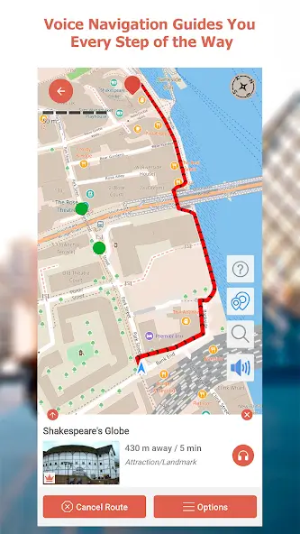 Capture d'écran 3 de GPSmyCity: Walks in 1K+ Cities