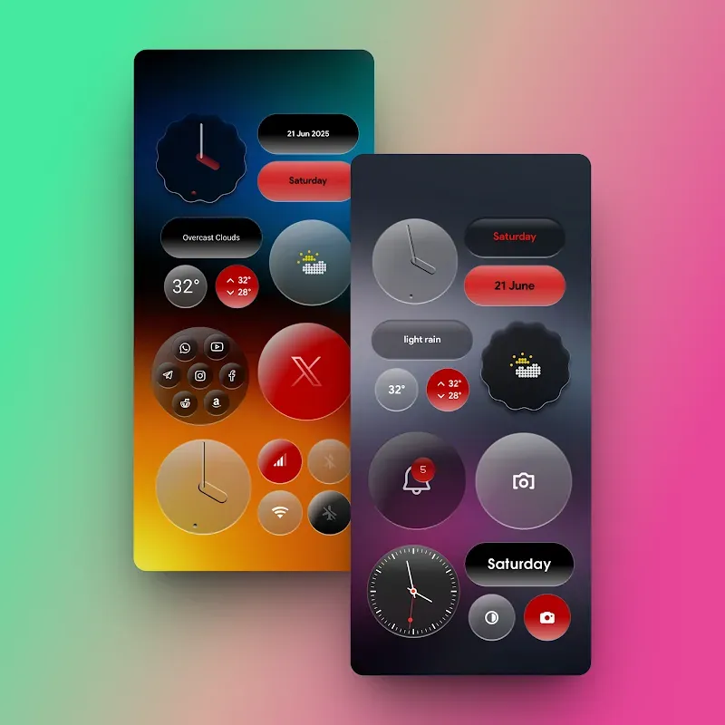 Capture d'écran My Thing Glass KWGT 4