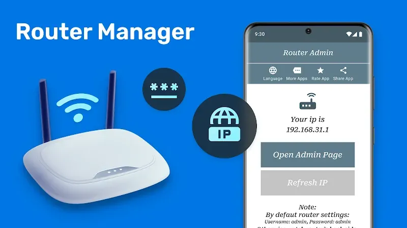 Router Admin Page capture d'écran 2