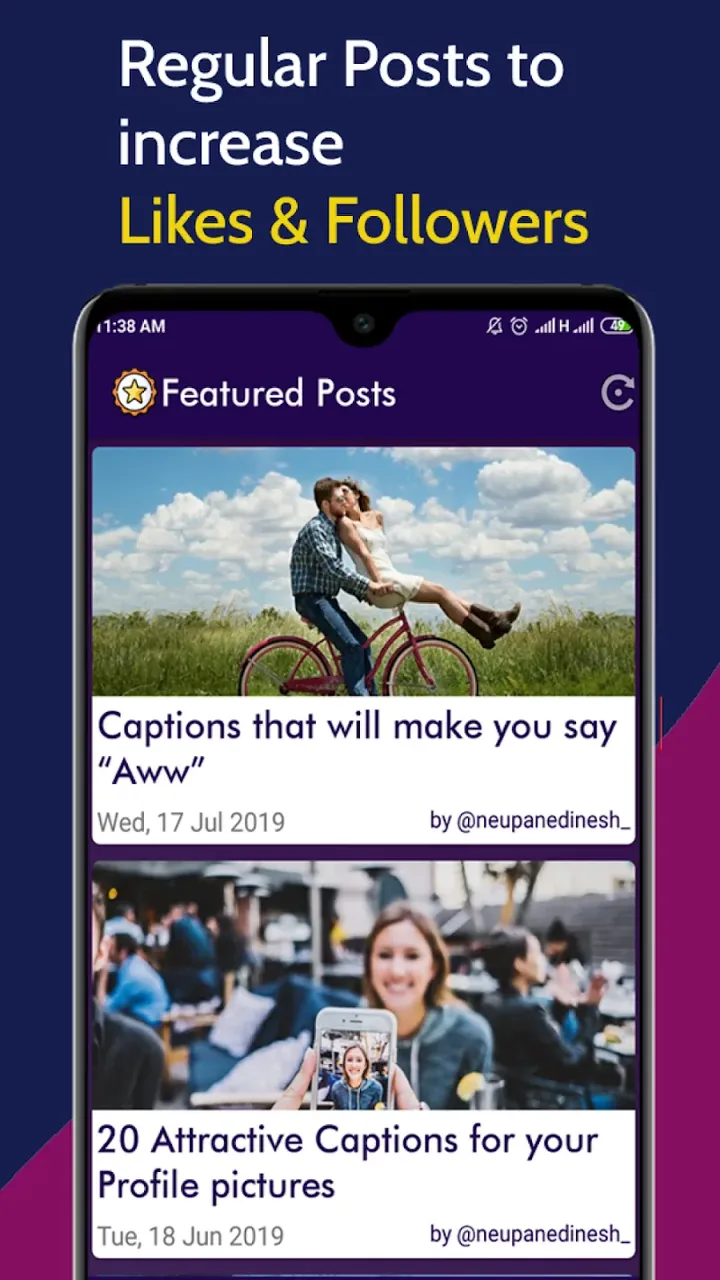 Captions for Photos capture d'écran 4