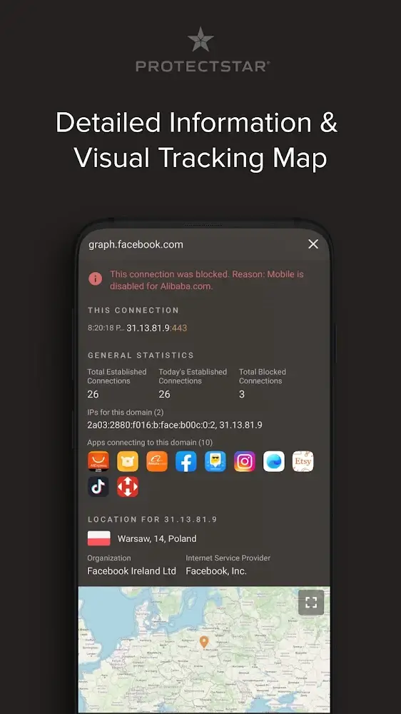 Firewall - Anti Spyware App capture d'écran 6