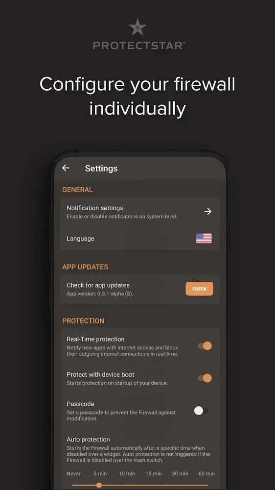 Firewall - Anti Spyware App capture d'écran 3