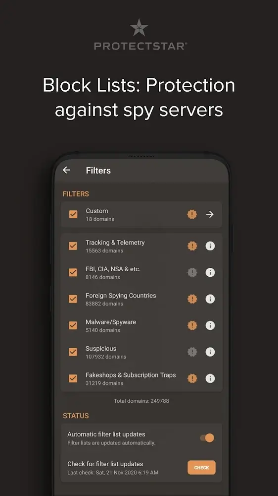 Firewall - Anti Spyware App capture d'écran 4